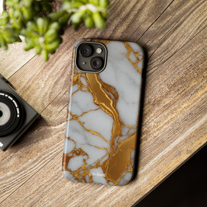 Golden Veins Flow - iPhone Case