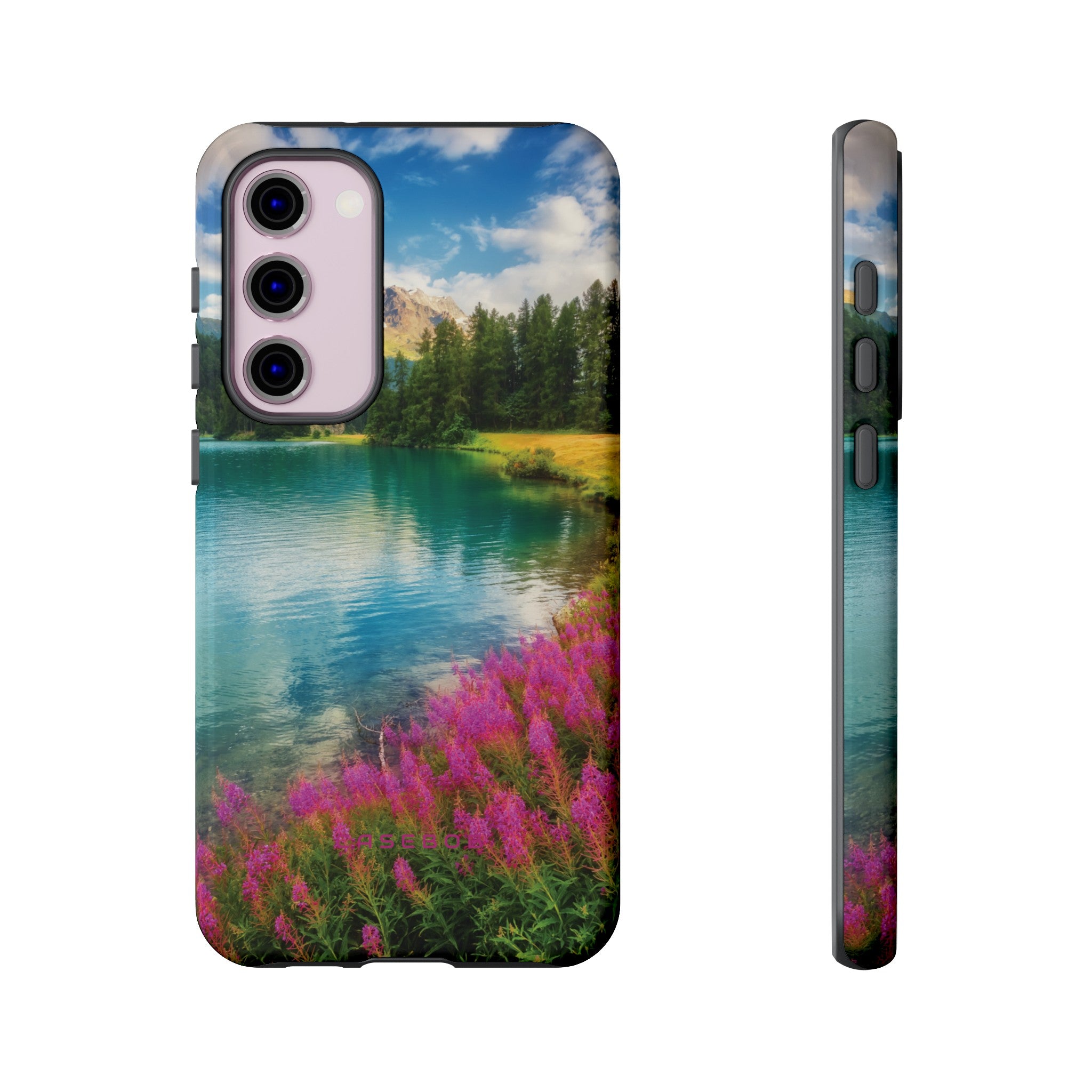 Azure Alpine Lake Phone Case - Protective Phone Case