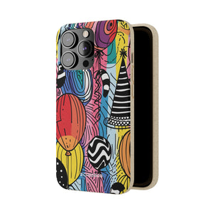 Vibrant Party Whimsy | Biodegradable Phone Case