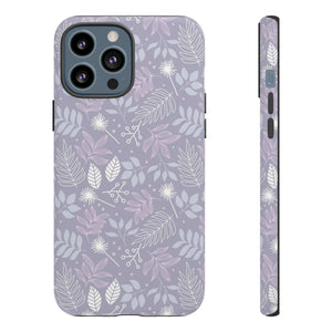 Purple Mona Leaf - Protective Phone Case