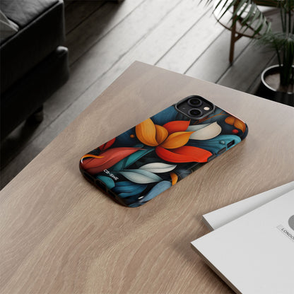 Vibrant Floral Harmony - iPhone Case