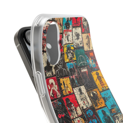 Figured Grid iPhone 16 Plus Case - Soft