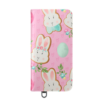 Blushing Bunny Bloom - Samsung S25+ Case - Wallet