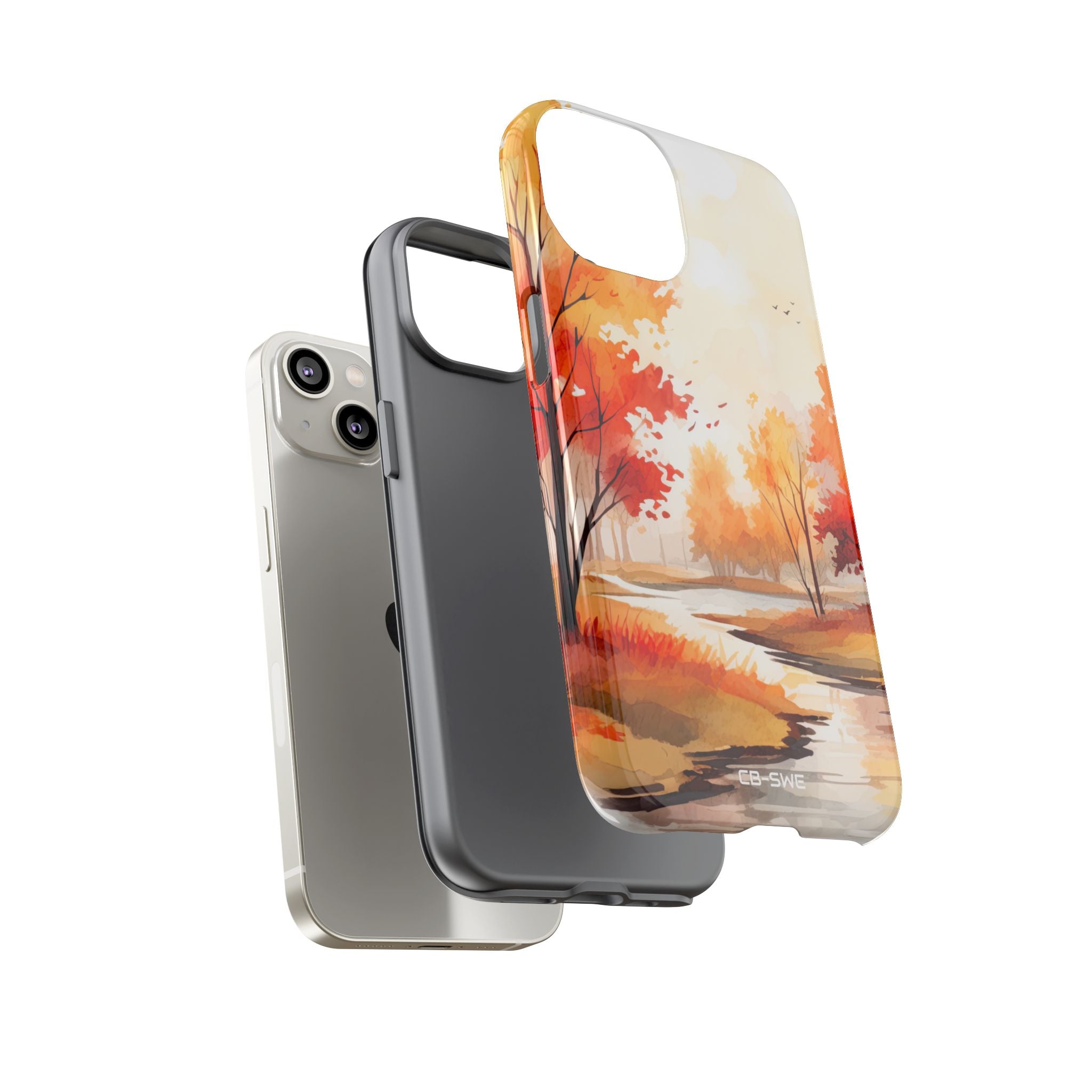 Autumn Leaves Dance - iPhone Case