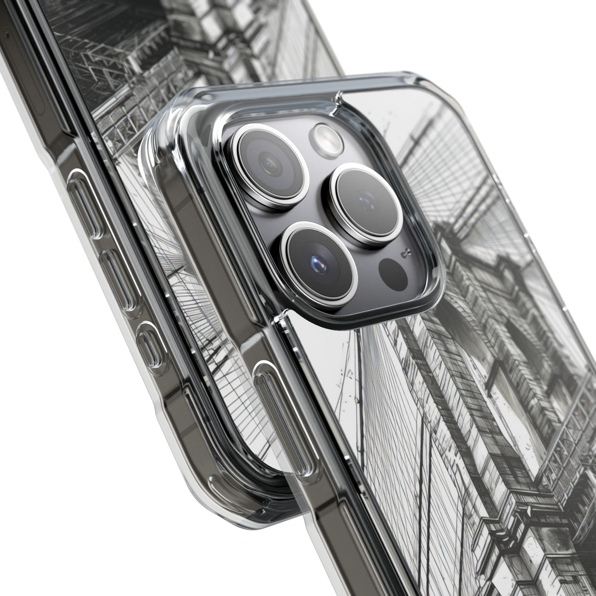 Timeless Architecture - Phone Case for iPhone (Clear Impact - Magnetic)