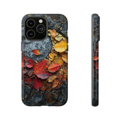 Autumn Peace Leaf Sign - Protective Phone Case