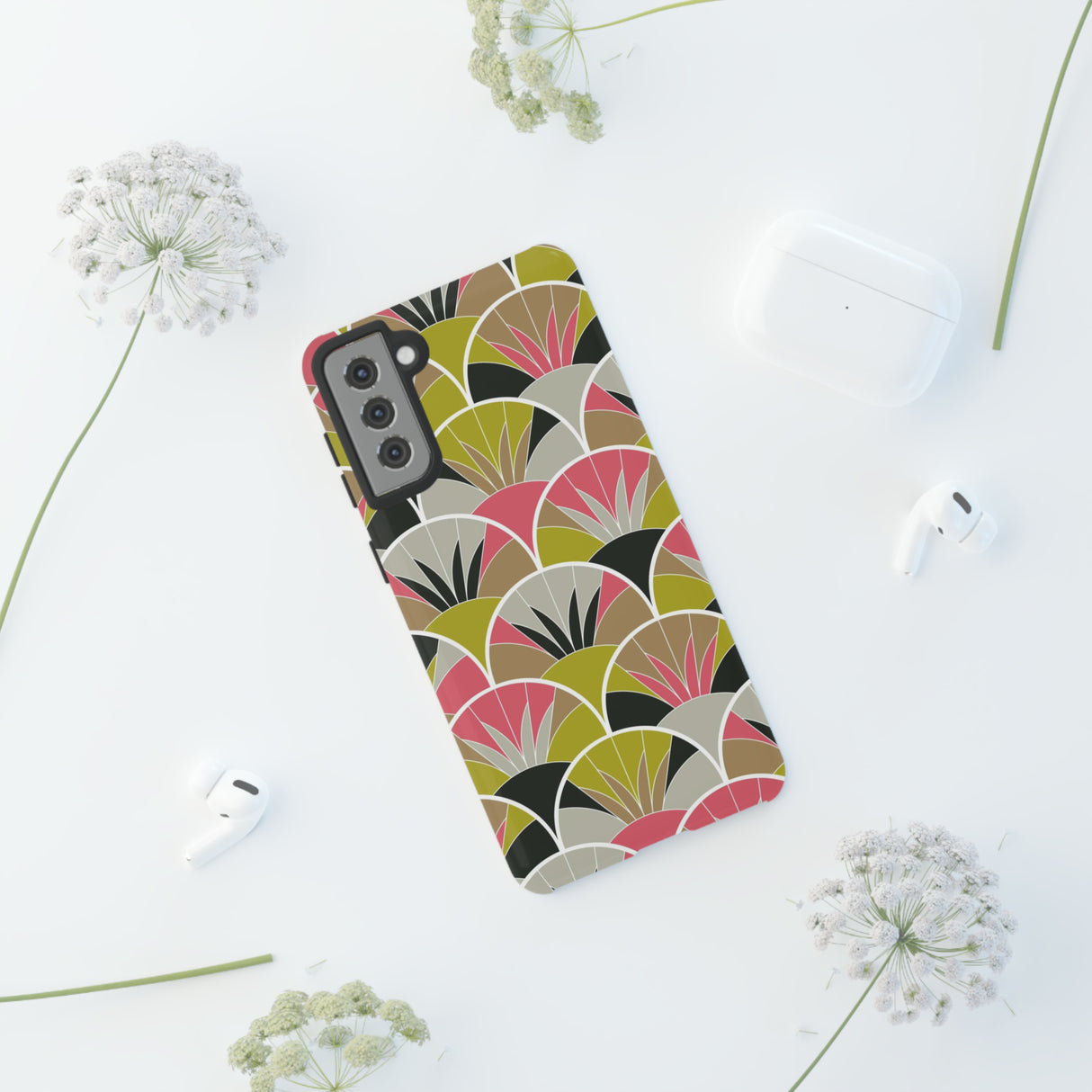 Green Retro - Protective Phone Case