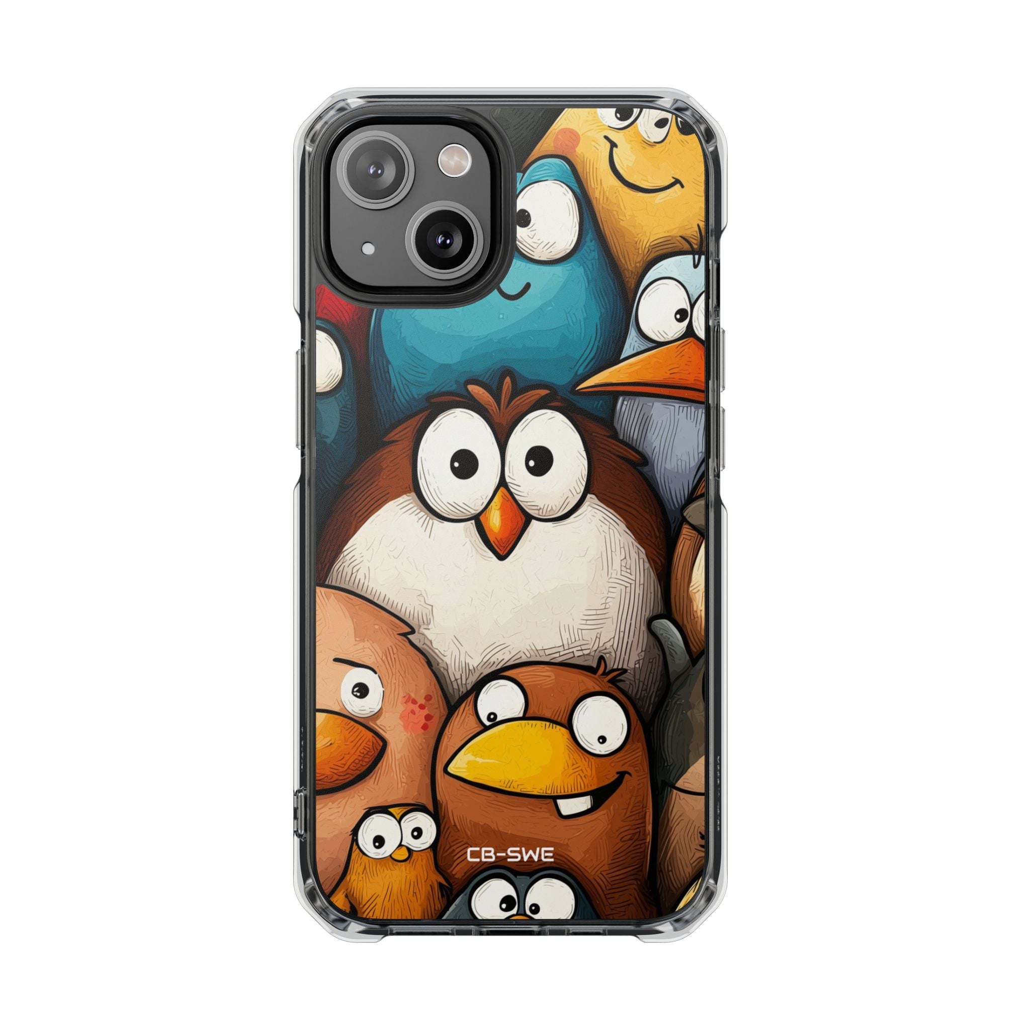 Whimsical Birds Gather iPhone Case - Impact