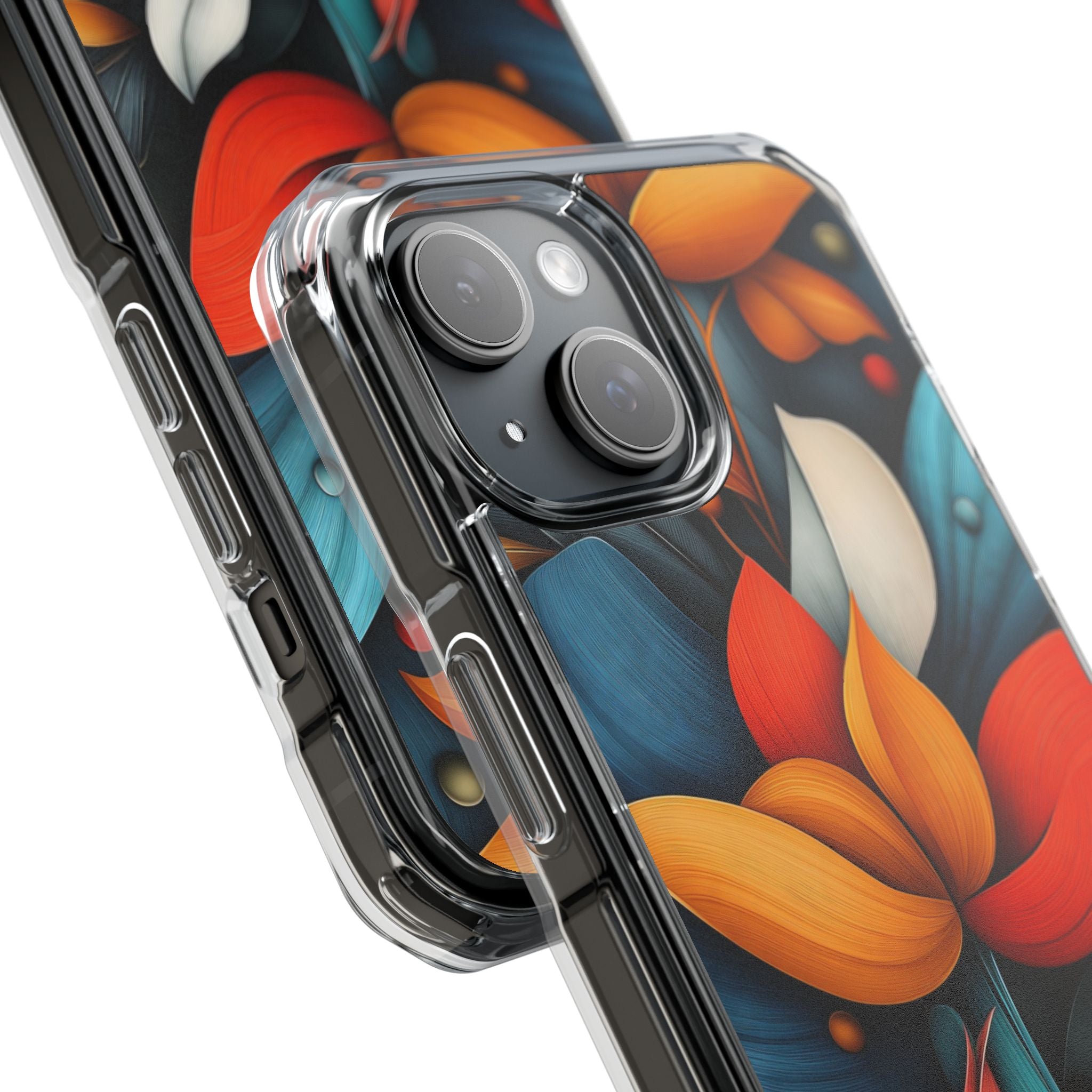 Vibrant Floral Harmony iPhone Case - Impact
