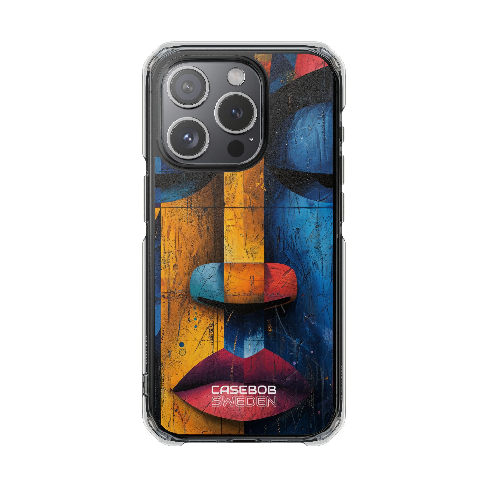 Geometric Face Fusion iPhone 15 - Impact Clear+