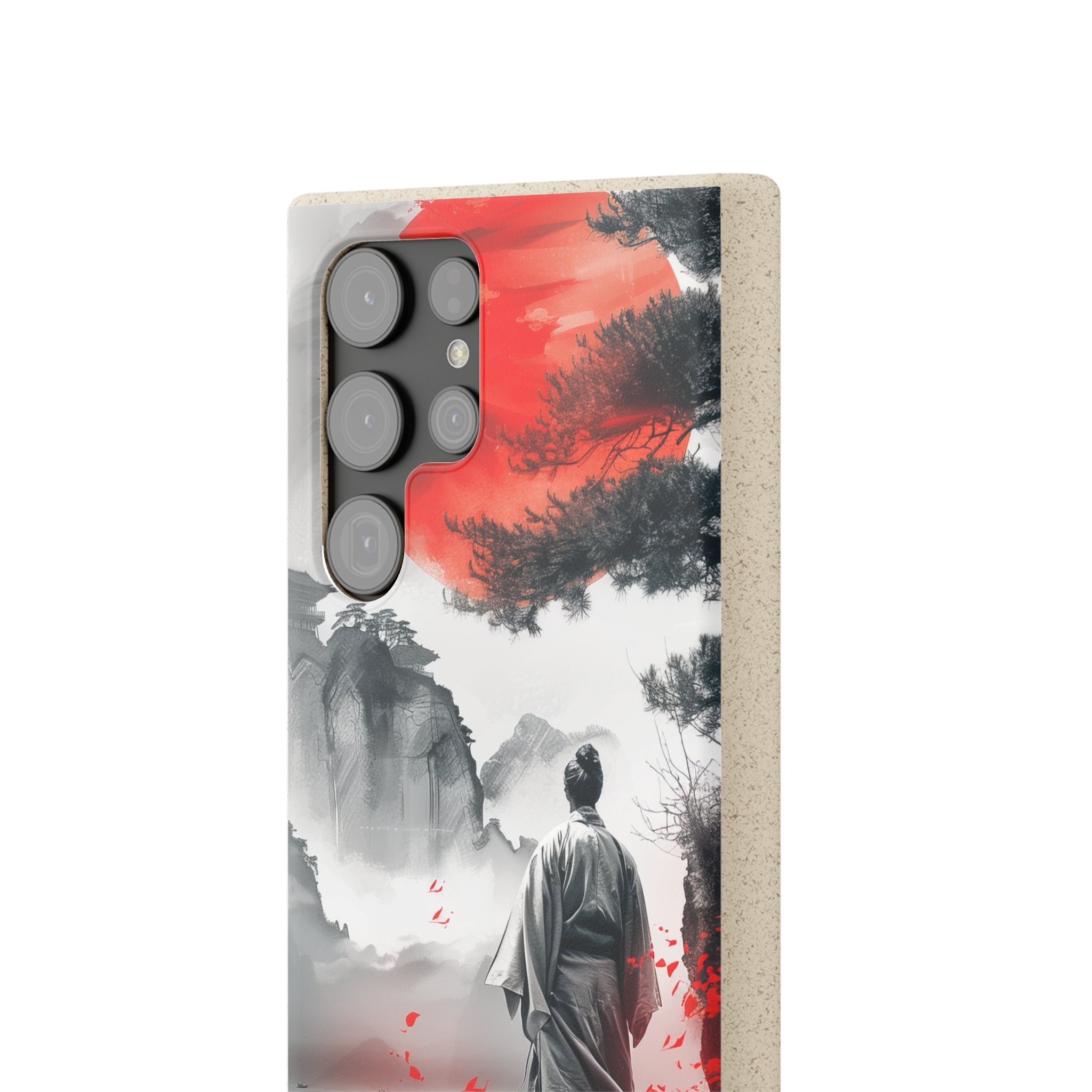 Serene Samurai Sunrise | Biodegradable Phone Case