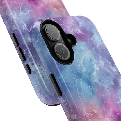 Cosmic Nebula Swirls - Tough + MagSafe® iPhone 16 Phone Case