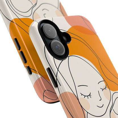 Mother Embraces Child - iPhone Case