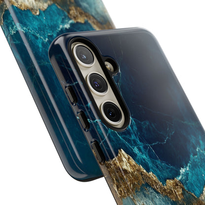 Jagged Gold Split Samsung S24 Plus Case - Tough