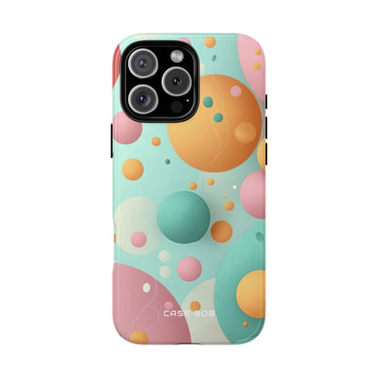 Pastel Circles iPhone 16 Pro Max Case - Tough