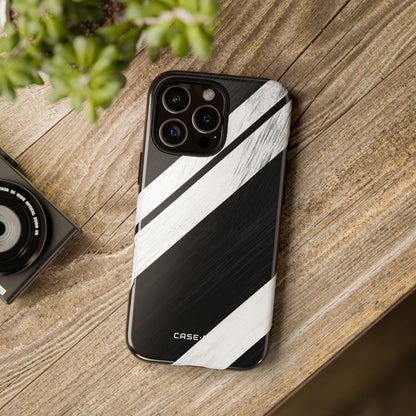 Distressed Stripe Motion iPhone 16 Pro Max Case - Tough