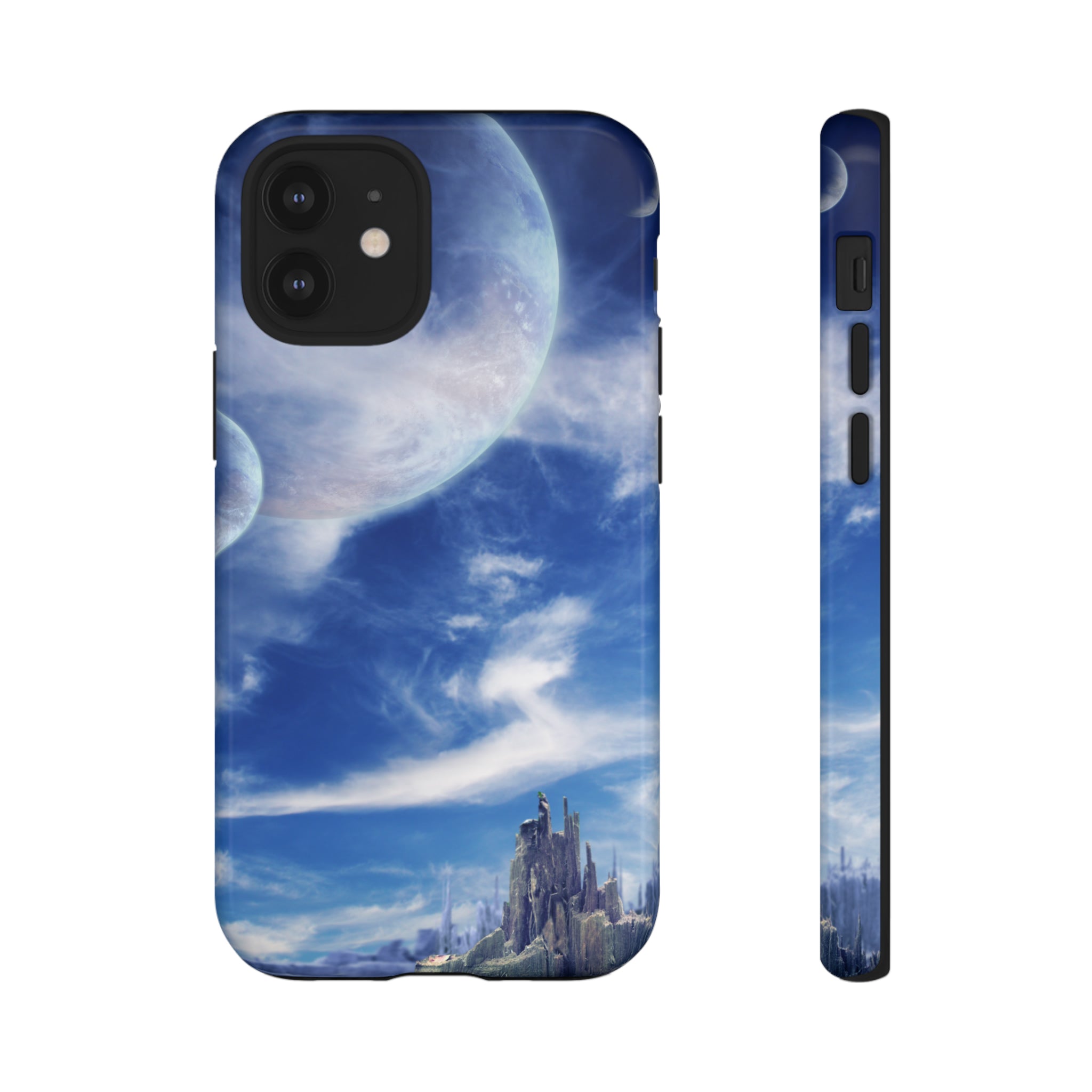 Landscape in fantasy planet 89 - Protective Phone Case