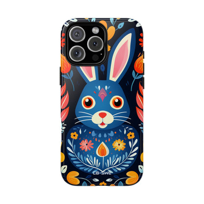 Bunny Jumps Joyfully - iPhone Case
