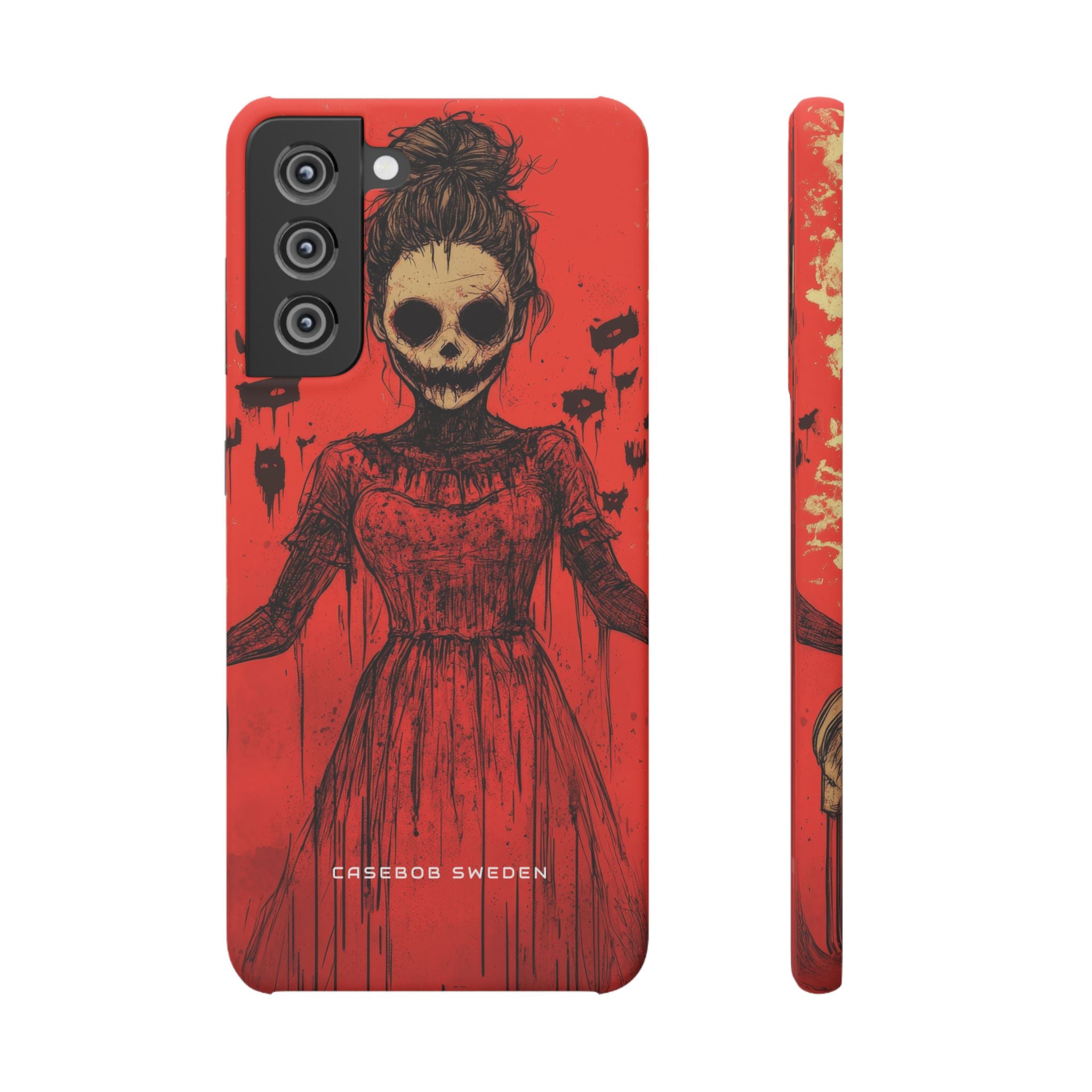 Haunting Scarlet Descent Samsung S21 - Slim Phone Case