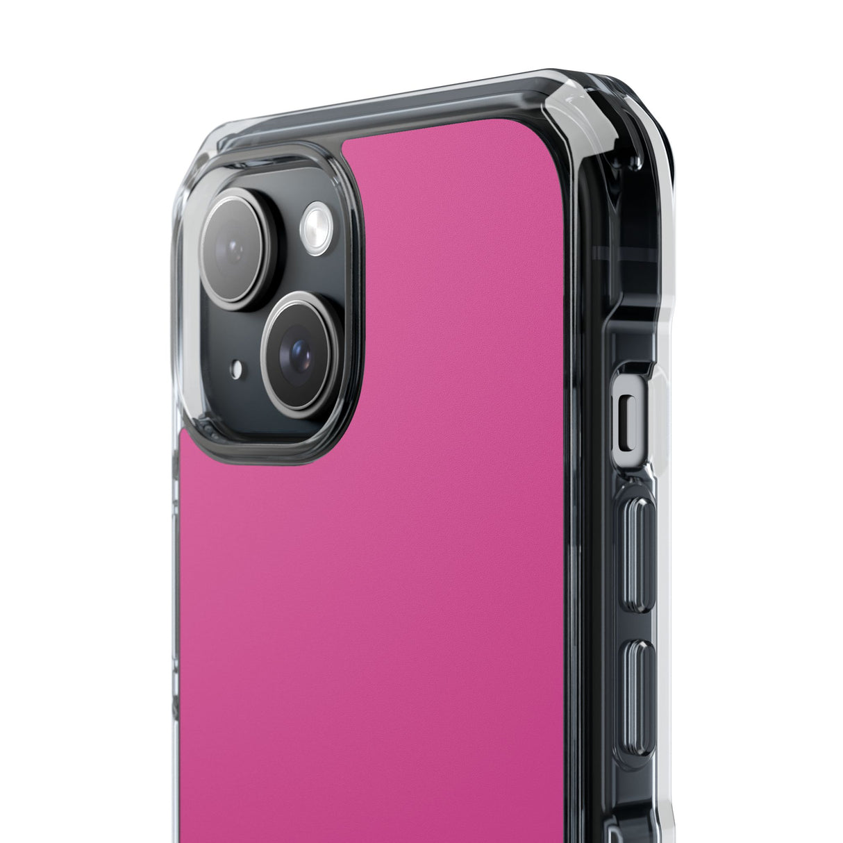 Pink Pantone | Handyhülle für iPhone (Clear Impact Case – magnetisch) 