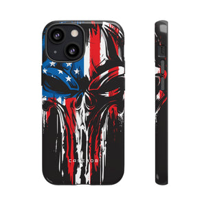 Military Grunge Skull Patriotic - Protective Phone Case