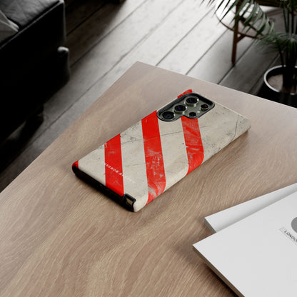 Striker Crimson Stripes Samsung S23 - Tough Phone Case