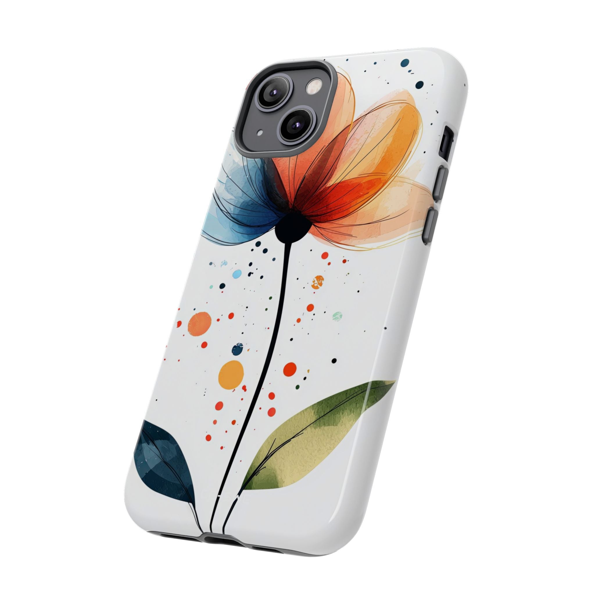 Vibrant Floral Blooms - iPhone Case