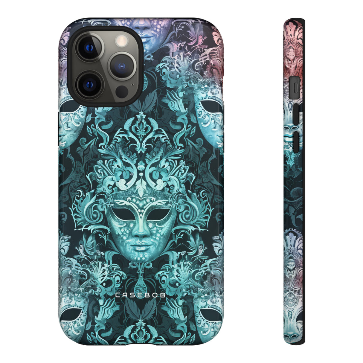 Venetian Mask Pastel Elegance - Protective Phone Case