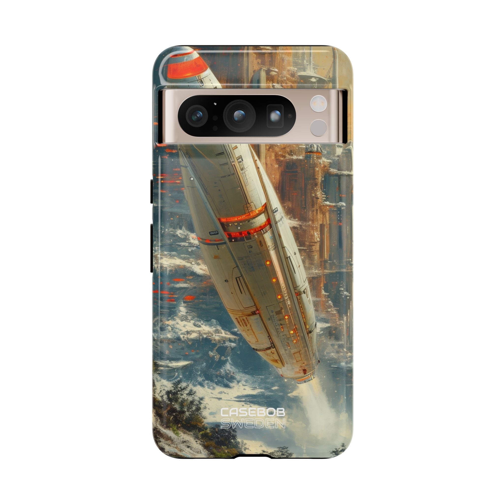 Futuristic Forest Voyage Google Pixel 8 - Tough