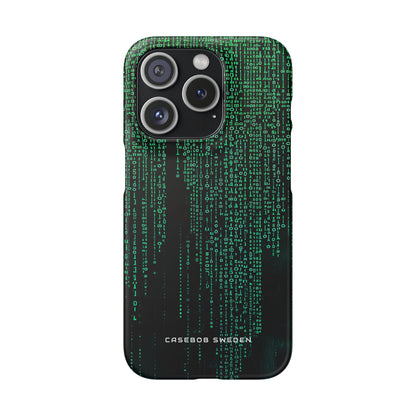 Matrix Gradient Flow iPhone 15 - Slim Phone Case