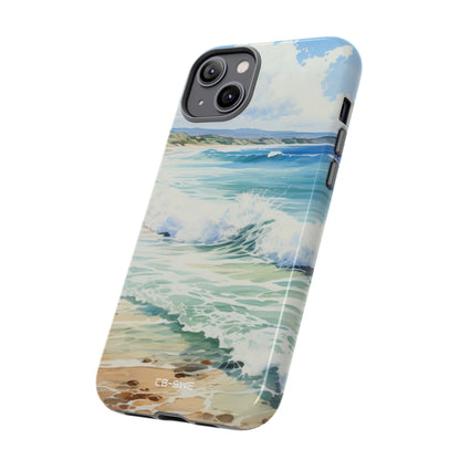 Serene Coastal Watercolors - iPhone Case