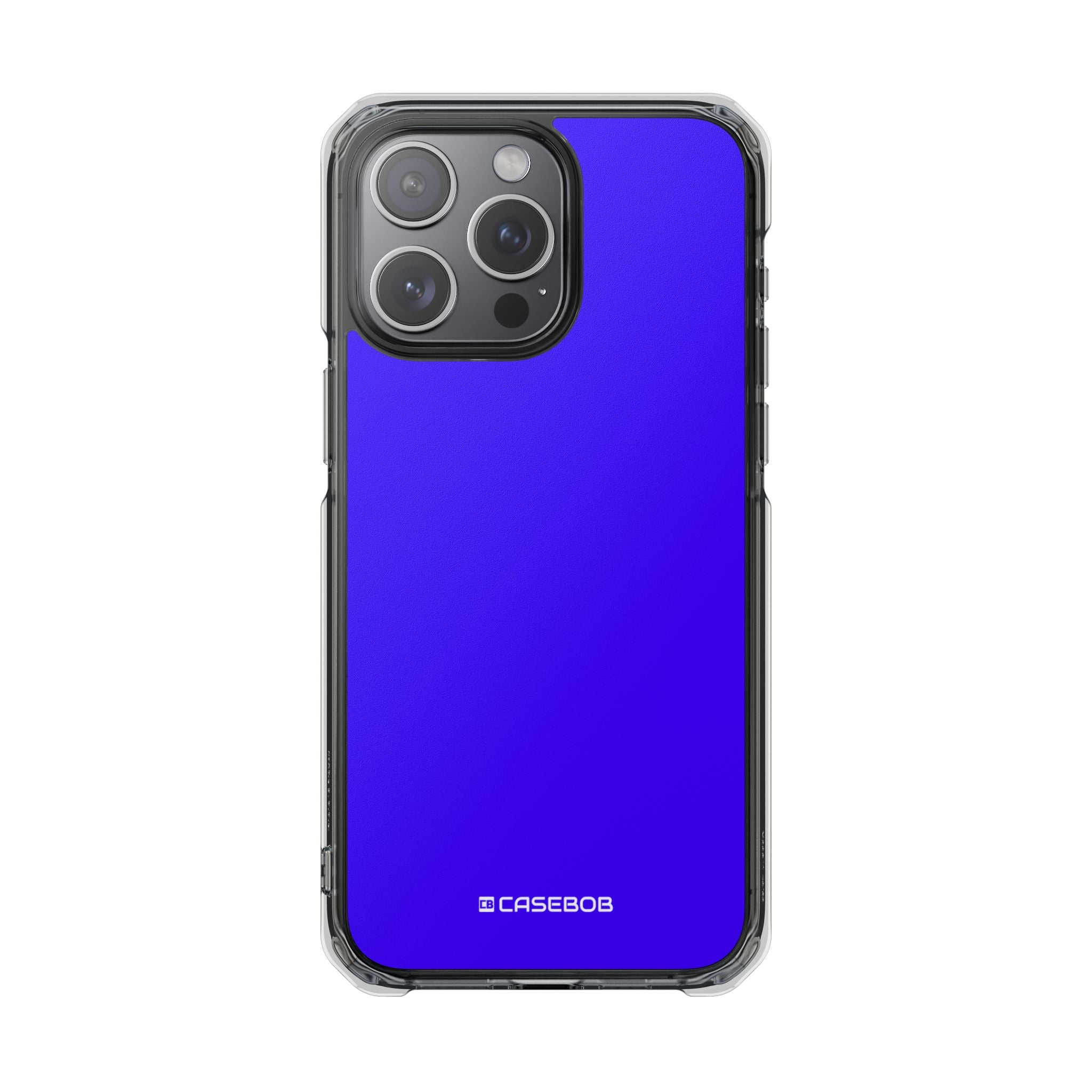 Ultramarine Blue - Clear Impact Case for iPhone