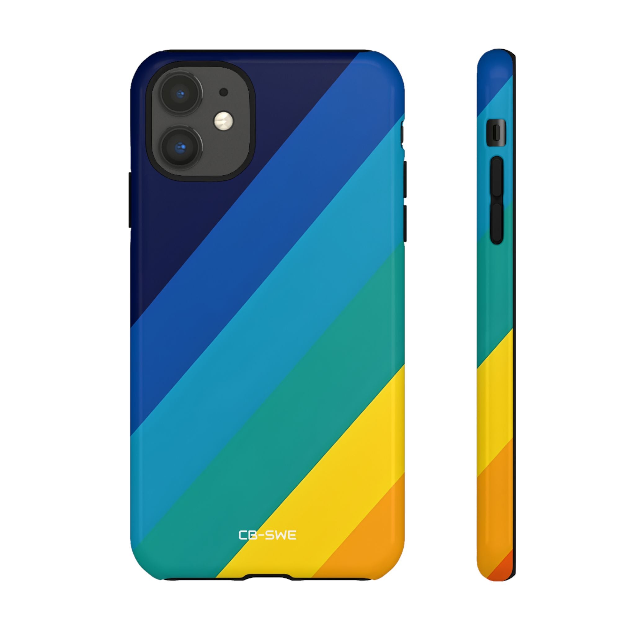 Diagonal Color Spectrum - iPhone Case