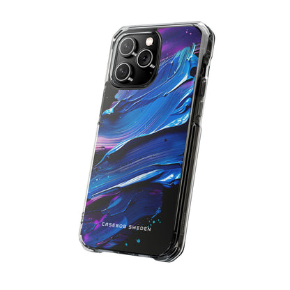 Ethereal Energy Flow iPhone 14 - Clear Impact Phone Case