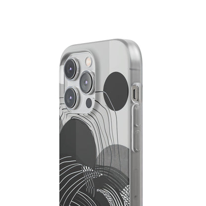 Monochrome Dynamics | Flexible Phone Case for iPhone