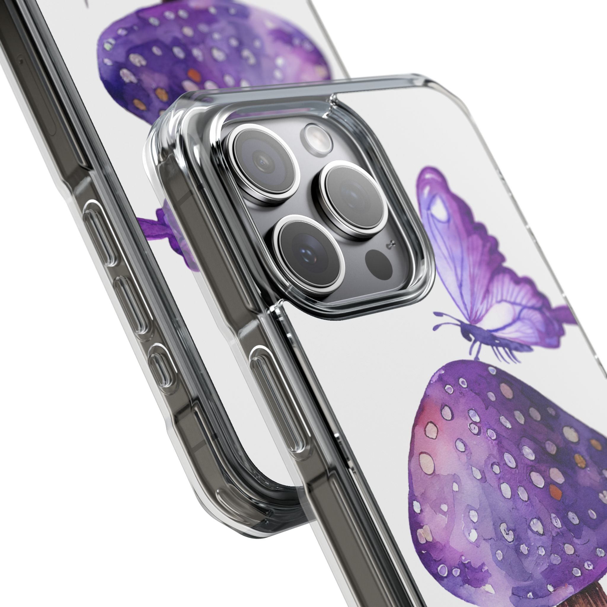 Whimsical Butterfly Perch iPhone Case - Impact