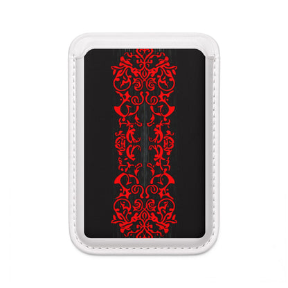 Crimson Swirl lompakko – MagSafe-valmis