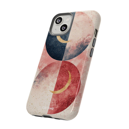 Crescents Embrace Stars - iPhone Case