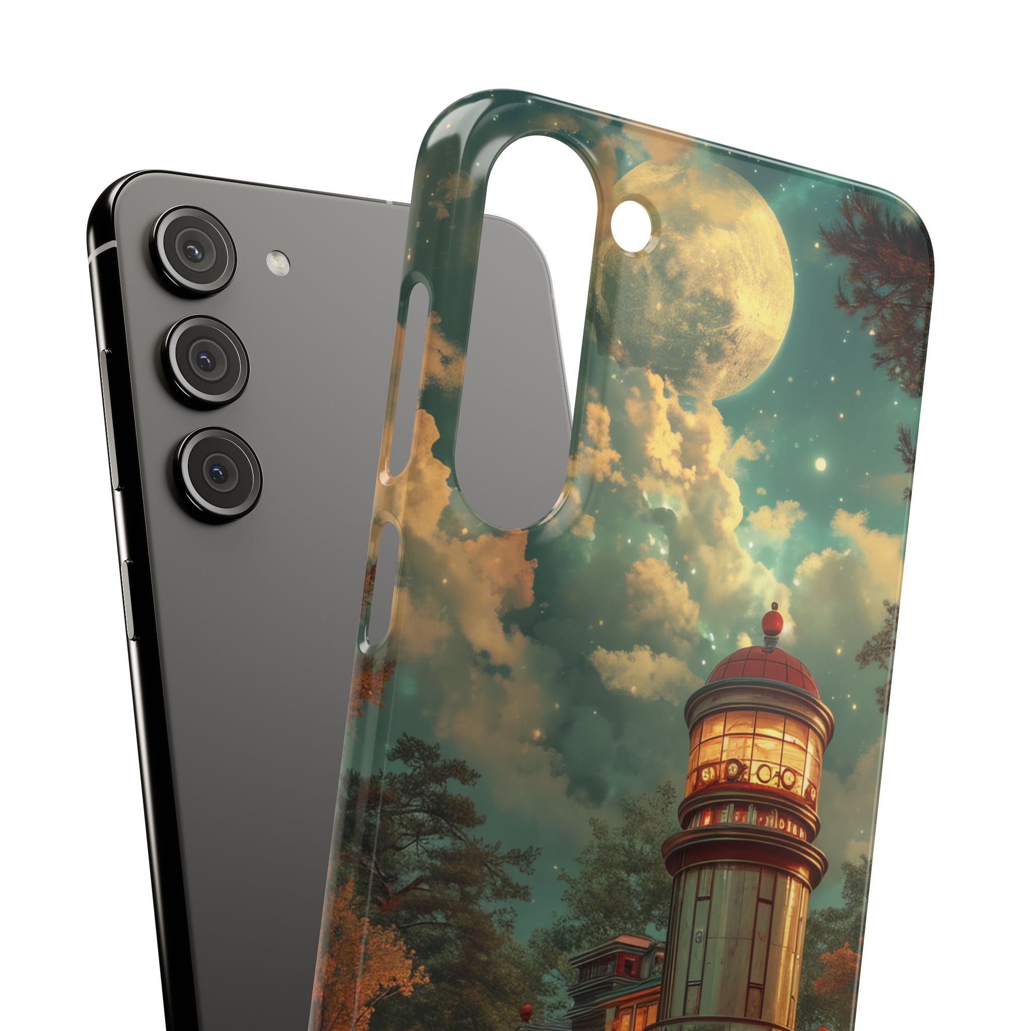 Vintage Moonlit Diner Fantasy Samsung S23 - Slim Phone Case