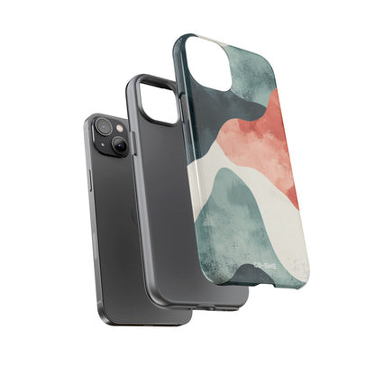 Fluid Shapes Emerge - iPhone Case