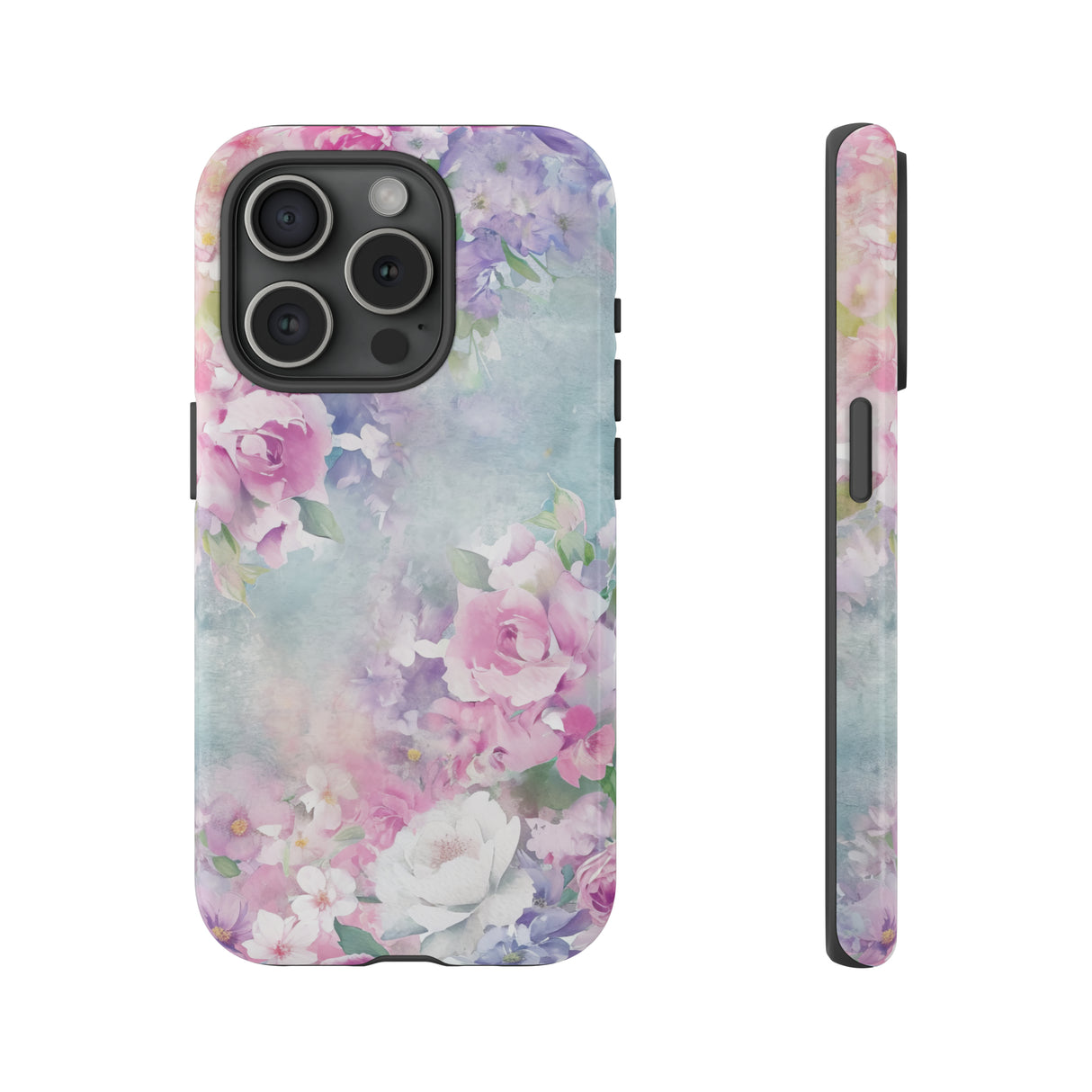 Floral Pastel Whisper - Protective Phone Case