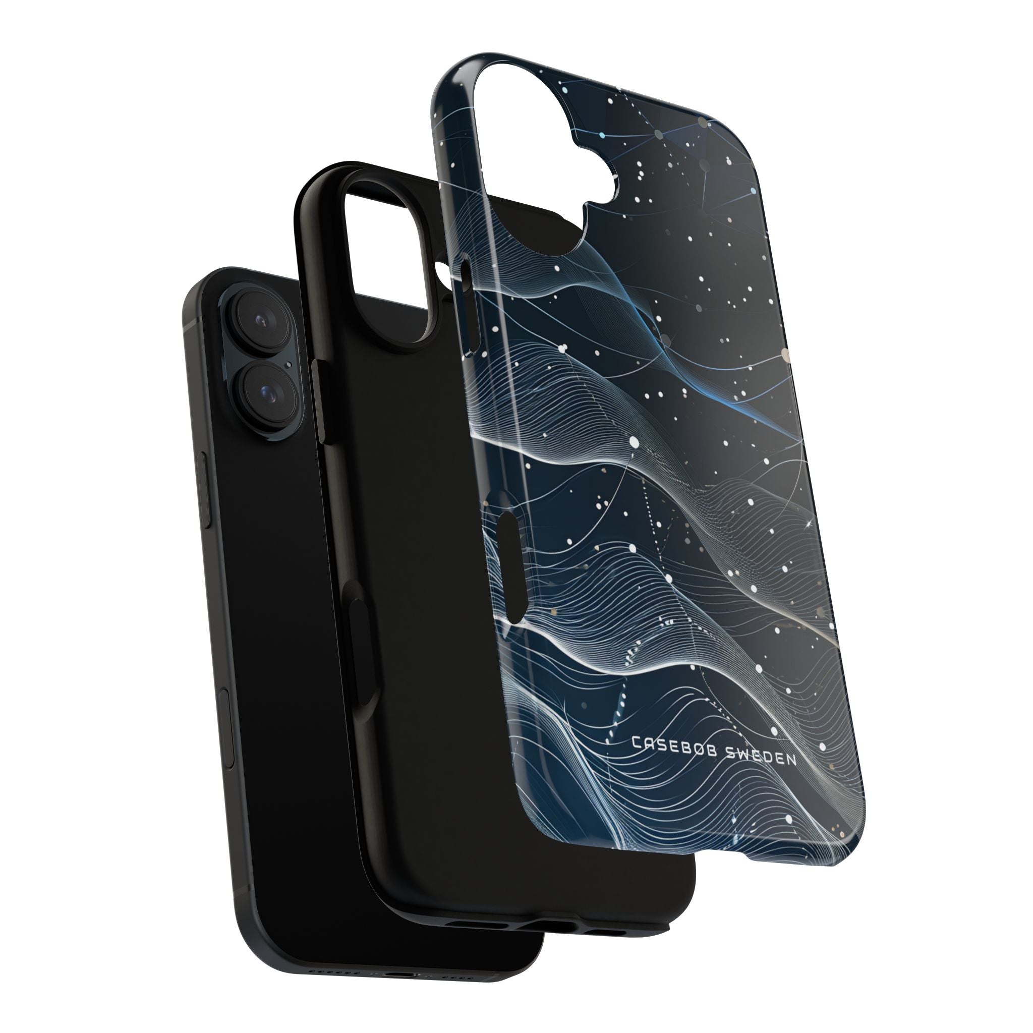 Gradient Neural Waves iPhone 16 - Tough Phone Case