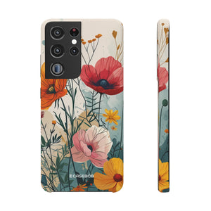 Blooming Whimsy | Schlanke Handyhülle für Samsung