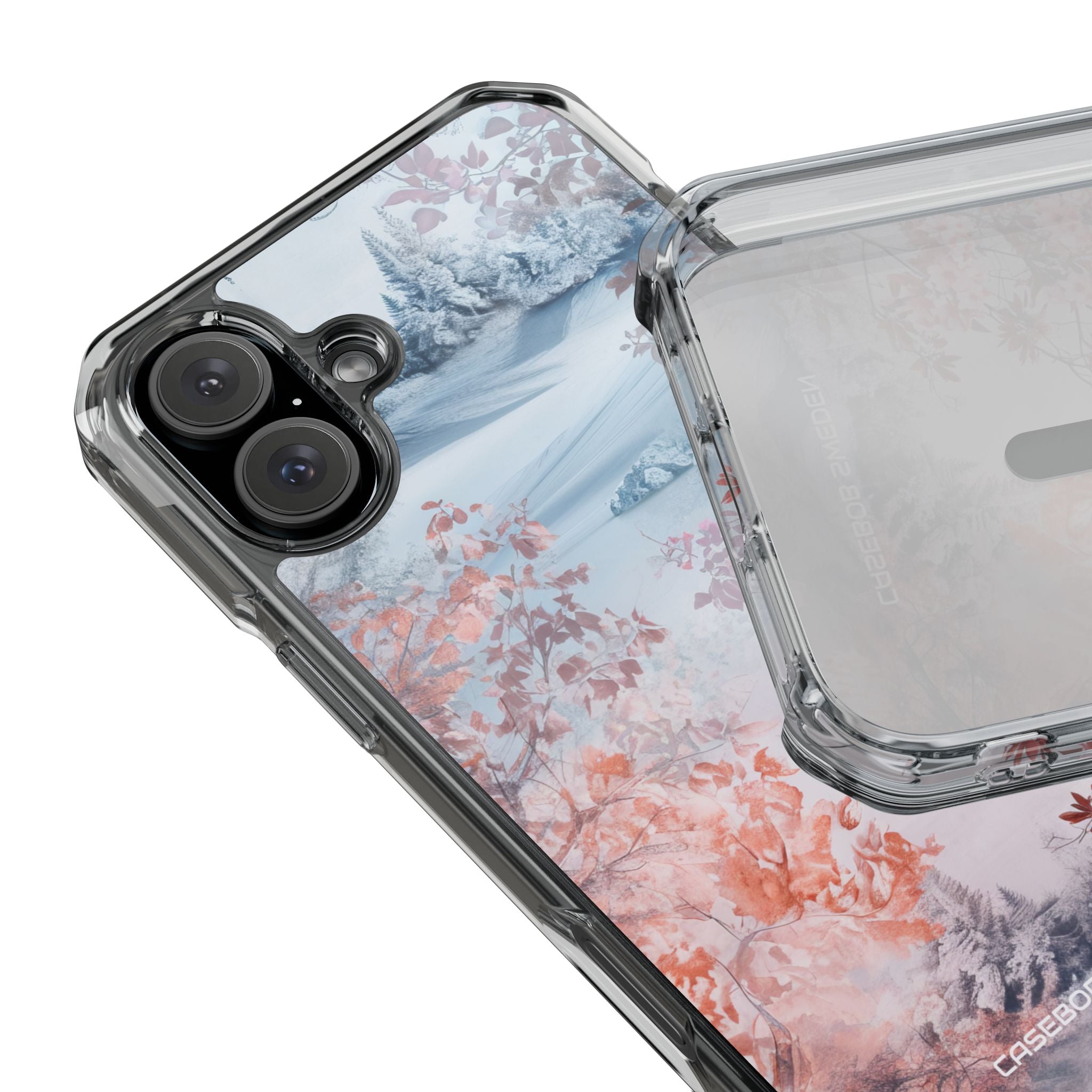 Floral Serenity Case - Clear Impact iPhone 16 Phone Case