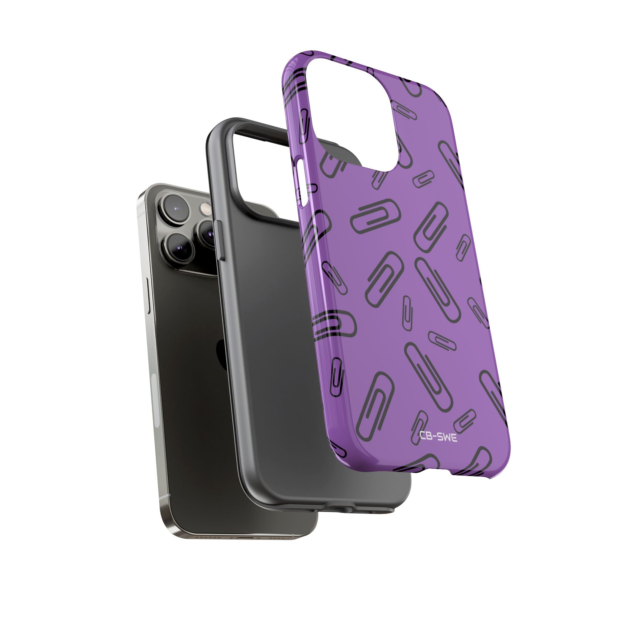 Paperclips Dance Playfully - iPhone Case