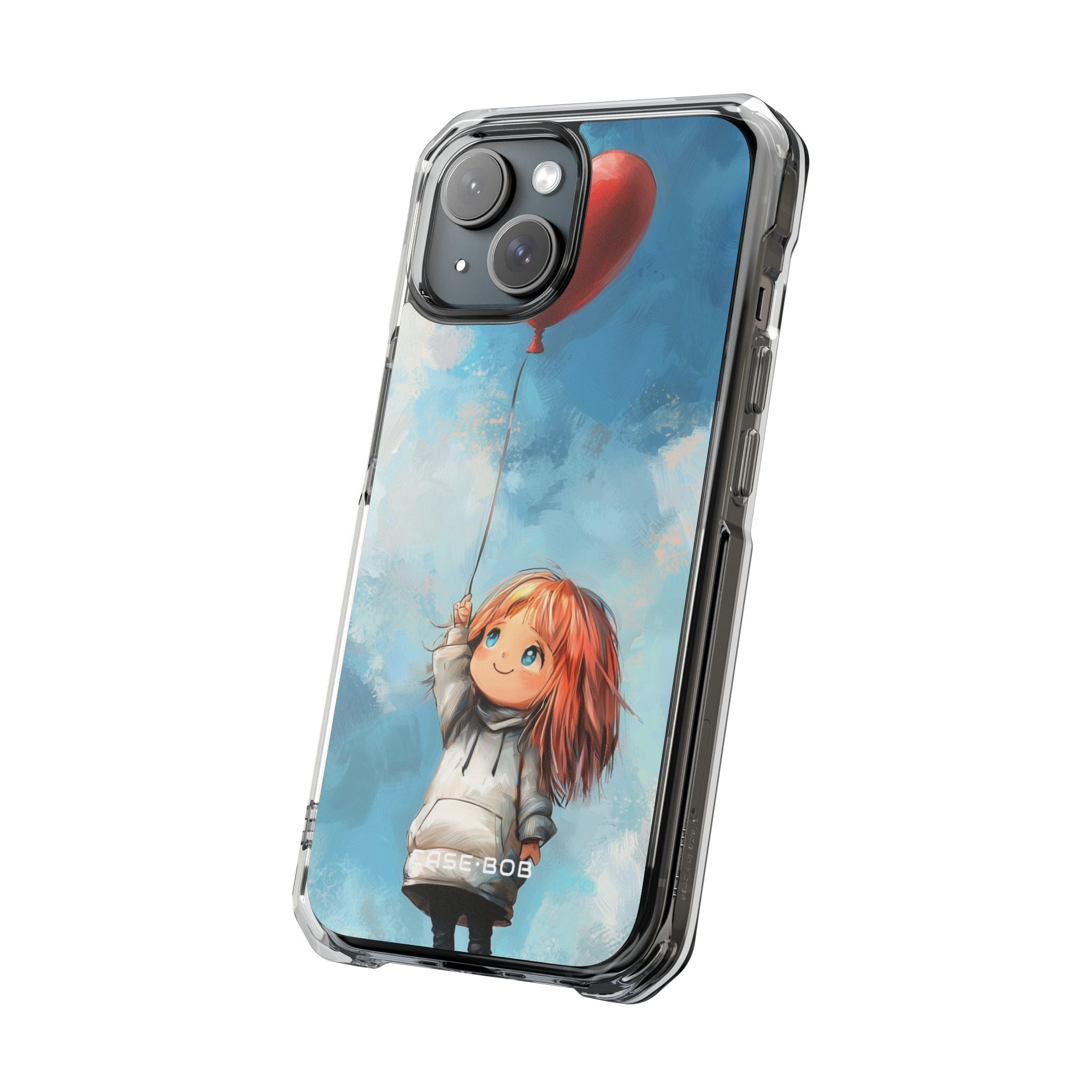 Heart Balloon Whimsy iPhone 15 Case - Impact