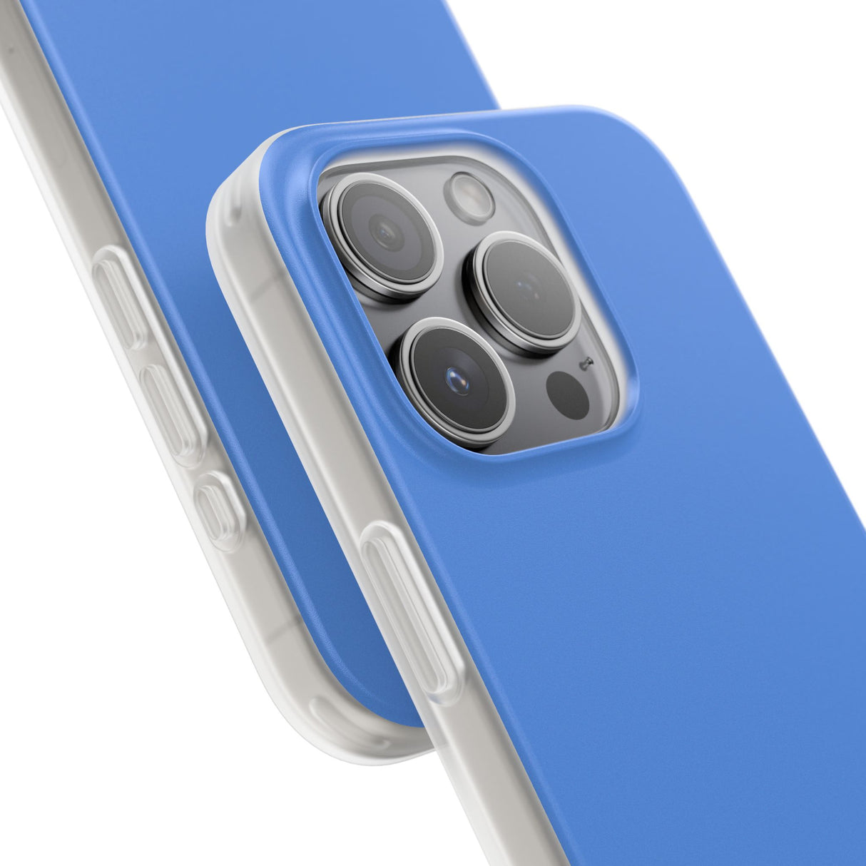 Vereinte Nationen Blau | Handyhülle für iPhone (Flexible Hülle) 