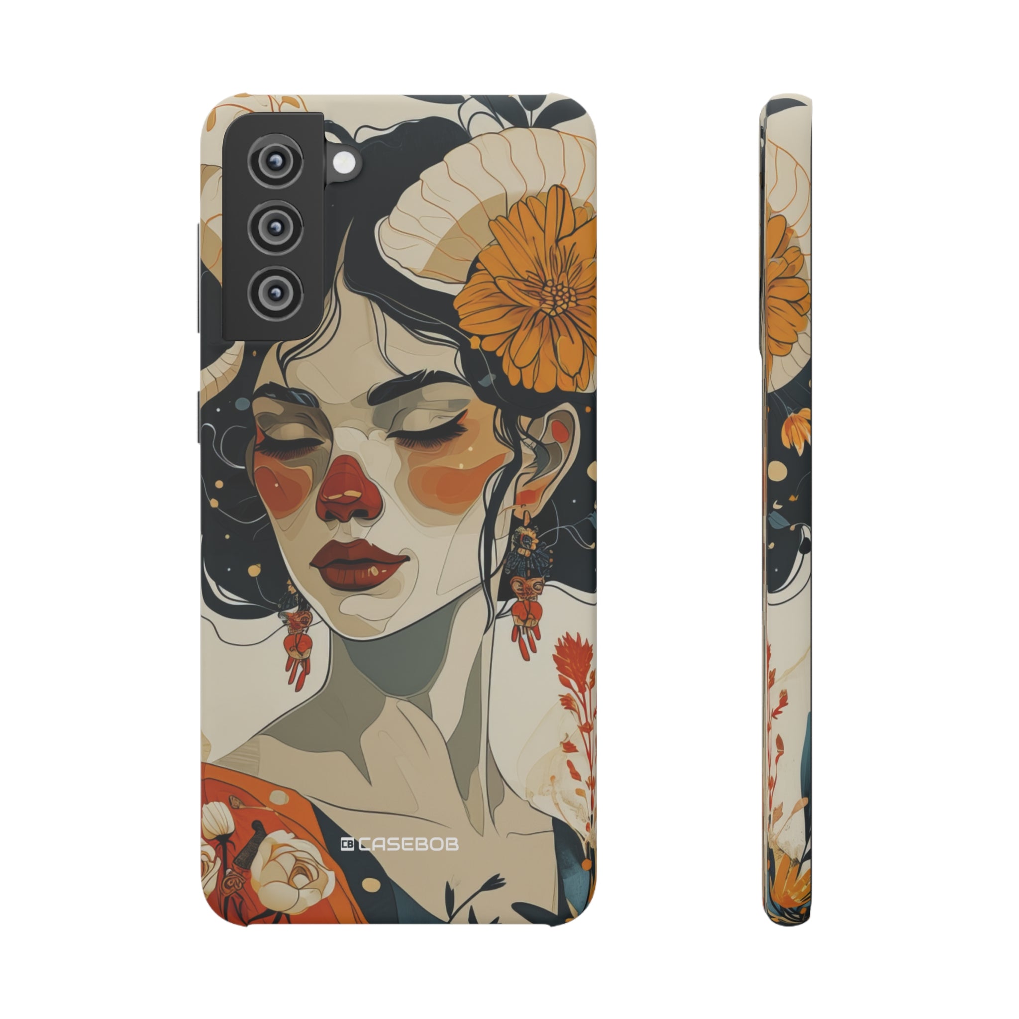 Mystical Bloom | Slim Phone Case for Samsung