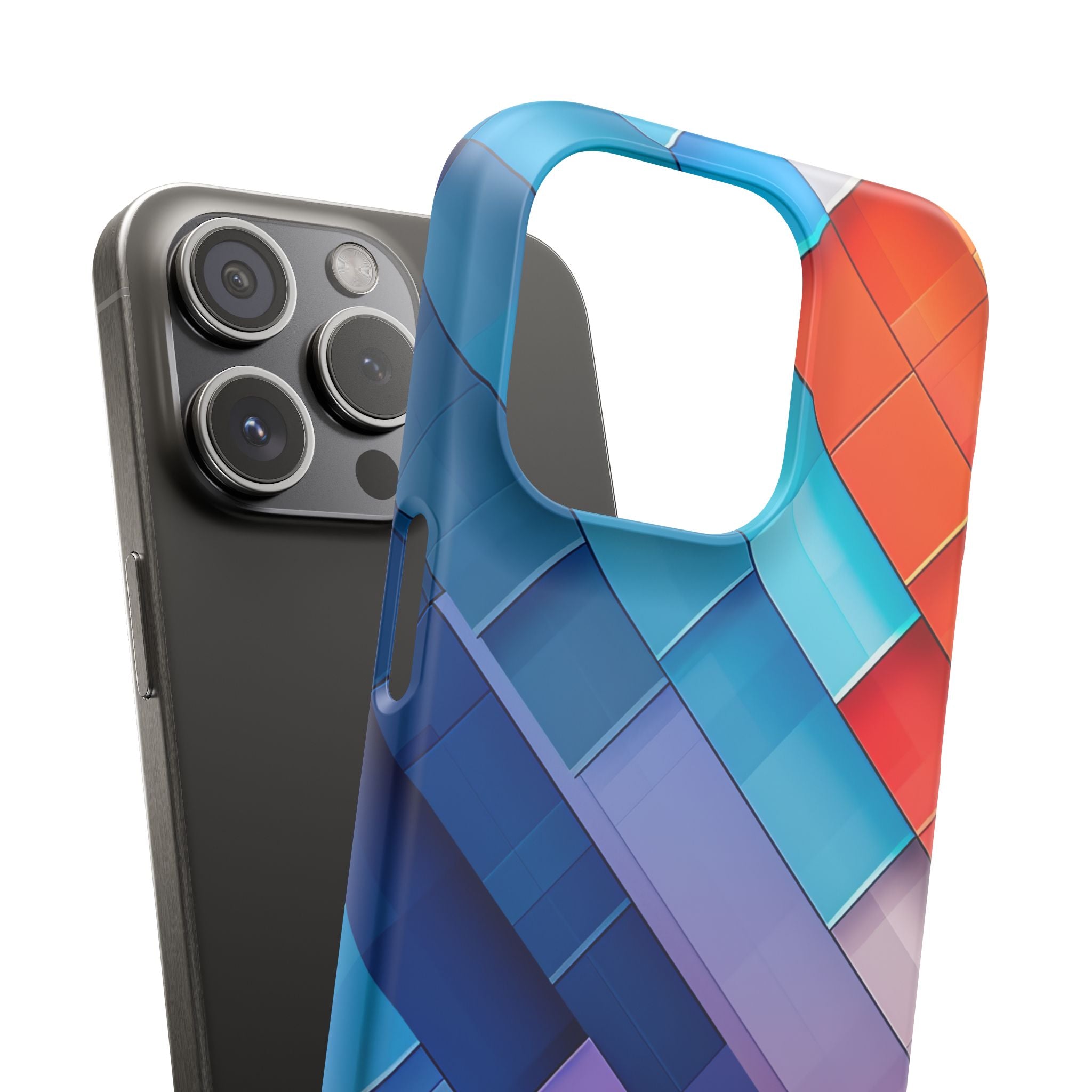 Vibrant GeoFlow iPhone 15 - Slim Phone Case