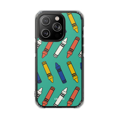 Crayons Dance Playfully iPhone Case - Impact